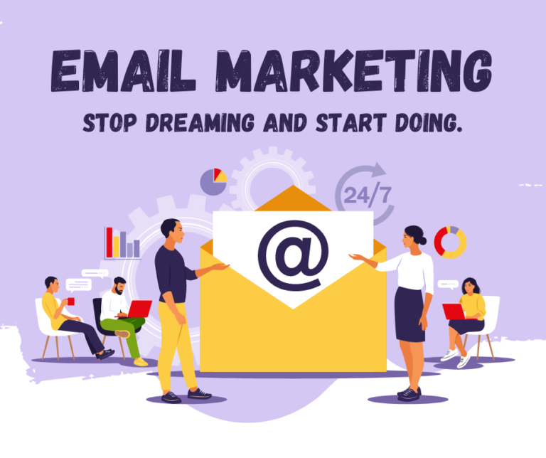 Purple Yellow Illustrator Email Marketing Facebook Post